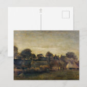 ヴィンセント・ヴァン・ゴッホ・ヴィレッジアットトワイライトハガキ ポストカード (正面/裏面)