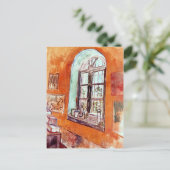 ヴィンセント・ヴァン・ゴッホ – ヴィンセント・スタジオの窓 ポストカード (スタンド正面)