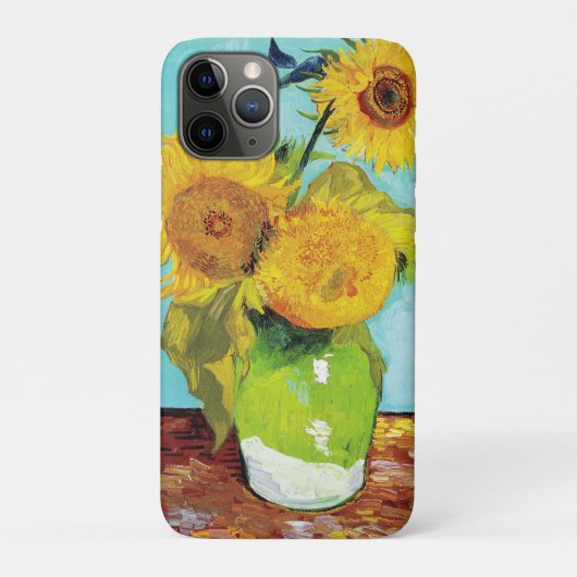 ヴィンセント・ヴァン・ゴッホ 三本のひまわりが入った花瓶 Case-Mate iPhoneケース (裏)