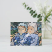 ヴィンセント・ヴァン・ゴッホ - 二人の少女 ポストカード (スタンド正面)