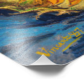 ヴィンセント・ヴァン・ゴッホ - 二輪の切り花のひまわり フォトプリント            (角)