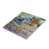 ヴィンセント・ヴァン・ゴッホ – 亡命と礼拝堂の眺め タイル (側面)