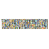 ヴィンセント・ヴァン・ゴッホ - 傑作モザイクパッチワーク ショートテーブルランナー (横)