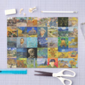 ヴィンセント・ヴァン・ゴッホ - 傑作モザイクパッチワーク 薄葉紙 (クラフト)