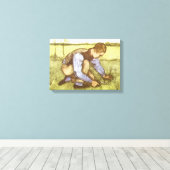 ヴィンセント・ヴァン・ゴッホ - 刈り取る少年 キャンバスプリント (インサイチュ (ウッドフロア))