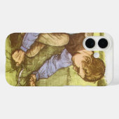 ヴィンセント・ヴァン・ゴッホ - 刈り取る少年 Case-Mate iPhoneケース (裏面 (横))