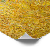 ヴィンセント・ヴァン・ゴッホ - 刈り取る者がある麦畑 ポスター (角)