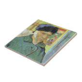 ヴィンセント・ヴァン・ゴッホ、包帯された耳を持つセルフポートレート、 タイル (側面)