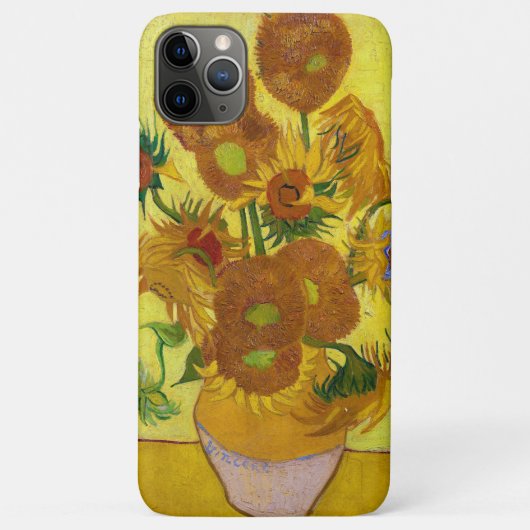 ヴィンセント・ヴァン・ゴッホ 十五本のひまわりが入った花瓶の芸術 Case-Mate iPhoneケース (裏面)