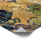 ヴィンセント・ヴァン・ゴッホ - 収穫者と麦の束 ポスター (角)