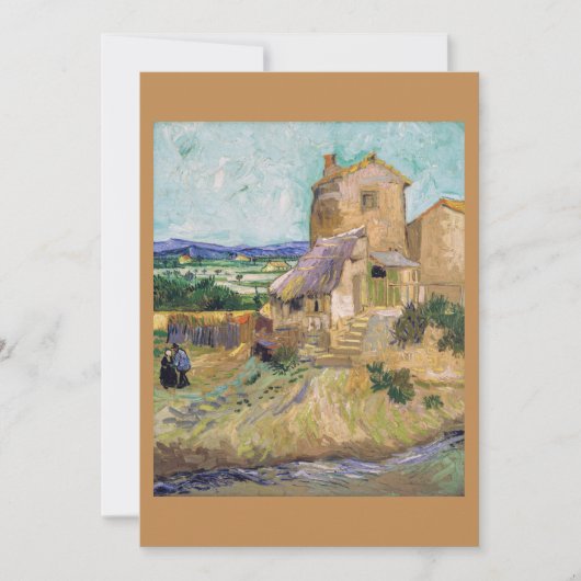 ヴィンセント・ヴァン・ゴッホ - 古い工場 招待状 (正面)