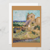 ヴィンセント・ヴァン・ゴッホ - 古い工場 招待状 (正面/裏面)