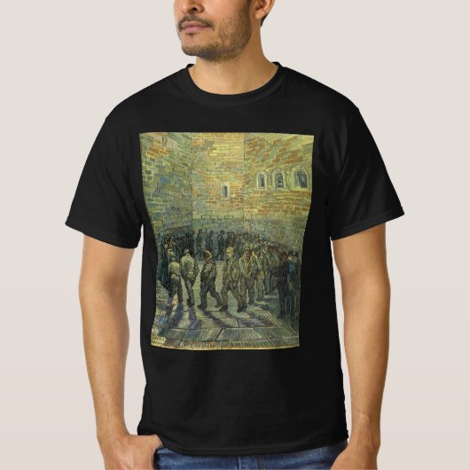 ヴィンセント・ヴァン・ゴッホ - 囚人たちの運動 Tシャツ (正面)