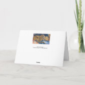 ヴィンセント・ヴァン・ゴッホ - 四本の切り取られたひまわり カード (裏面)