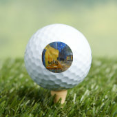 ヴィンセント・ヴァン・ゴッホ - 夜のカフェ・テラス ゴルフボール (インサイチュ 木)