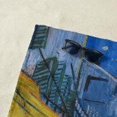 ヴィンセント・ヴァン・ゴッホ - 夜のカフェ・テラス ビーチタオル (インサイチュ)