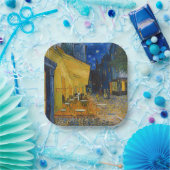 ヴィンセント・ヴァン・ゴッホ - 夜のカフェ・テラス ペーパープレート (パーティー)