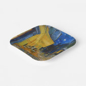 ヴィンセント・ヴァン・ゴッホ - 夜のカフェ・テラス ペーパープレート (傾斜あり)