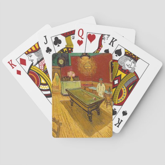ヴィンセント・ヴァン・ゴッホ - 夜のカフェ トランプ (裏面)