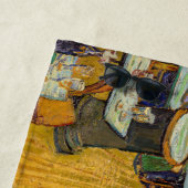 ヴィンセント・ヴァン・ゴッホ - 夜のカフェ ビーチタオル (インサイチュ)