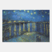 ヴィンセント・ヴァン・ゴッホ - 夜の傑作セレクション ラッピングペーパーシート (正面2)