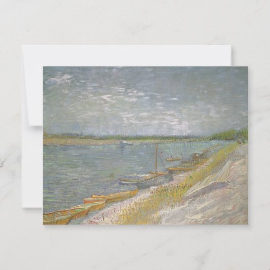 ヴィンセント・ヴァン・ゴッホ - 川と漕ぎ船の眺め (正面)