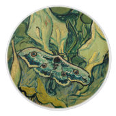 ヴィンセント・ヴァン・ゴッホ - 巨大なクジャクチョウ セラミックノブ (正面)