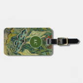 ヴィンセント・ヴァン・ゴッホ - 巨大なクジャクチョウ ラゲッジタグ (正面横)