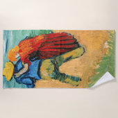 ヴィンセント・ヴァン・ゴッホ – 恋人たち ビーチタオル (正面)