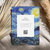 ヴィンセント・ヴァン・ゴッホ 星の夜 オールインワン ウェディング 招待状