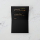 ヴィンセント・ヴァン・ゴッホ - 星の夜 - ホワイトクリスマスカード カード (内部)