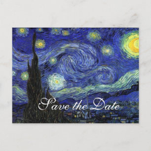 ヴィンセント・ヴァン・ゴッホ, 『星月夜』 案内ポストカード