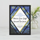 ヴィンセント・ヴァン・ゴッホ 星空のウェディング招待状 招待状 (スタンド正面)