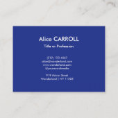 ヴィンセント・ヴァン・ゴッホ – 星空の夜 – QRコード 名刺 (裏面)