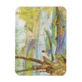ヴィンセント・ヴァン・ゴッホ『春の釣り、ポン・ド・クリシー』 マグネット (縦)