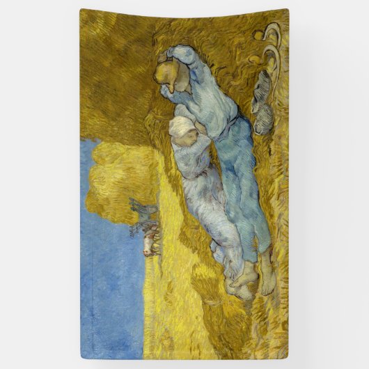 ヴィンセント・ヴァン・ゴッホ - 昼休み、仕事からの休息 / シエスタ 横断幕 (縦)