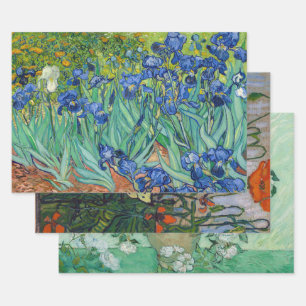 ヴィンセント・ヴァン・ゴッホ-最高傑作花選択 ラッピングペーパーシート