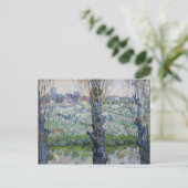 ヴィンセント・ヴァン・ゴッホ – 木絵画のアートワーク ポストカード (スタンド正面)