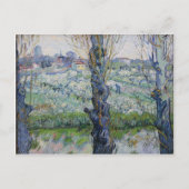 ヴィンセント・ヴァン・ゴッホ – 木絵画のアートワーク ポストカード (正面)