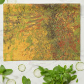 ヴィンセント・ヴァン・ゴッホ - 林の下 キッチンタオル (折り畳み)