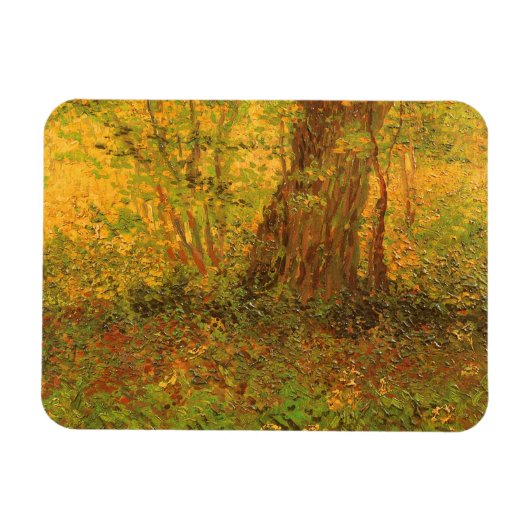 ヴィンセント・ヴァン・ゴッホ - 林の下 マグネット (横)