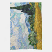 ヴィンセント・ヴァン・ゴッホ - 柏樹のある麦畑 キッチンタオル (縦)