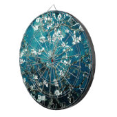 ヴィンセント・ヴァン・ゴッホ 桜の花 ダークターコイズ ダーツボード (正面右)