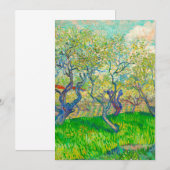 ヴィンセント・ヴァン・ゴッホ 桜咲く果樹園 招待状 (正面/裏面)