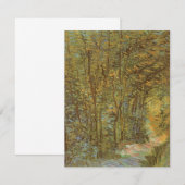 ヴィンセント・ヴァン・ゴッホ - 森の小道 (正面/裏面)