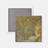 ヴィンセント・ヴァン・ゴッホ - 森の小道 マグネット (正面/裏面)