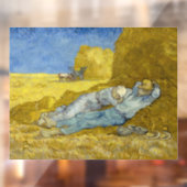 ヴィンセント・ヴァン・ゴッホ – 正午、休憩時間/シエスタ ウィンドウサイン (シート2)