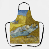 ヴィンセント・ヴァン・ゴッホ – 正午、休憩時間/シエスタ エプロン (正面)