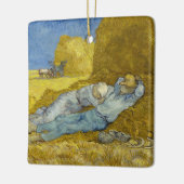 ヴィンセント・ヴァン・ゴッホ – 正午、休憩時間/シエスタ セラミックオーナメント (左)
