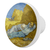ヴィンセント・ヴァン・ゴッホ – 正午、休憩時間/シエスタ セラミックノブ (右)